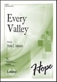 Every Valley SATB choral sheet music cover
